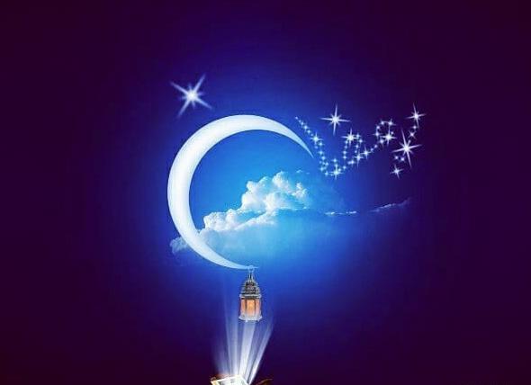 عکس غروب ماه رمضان