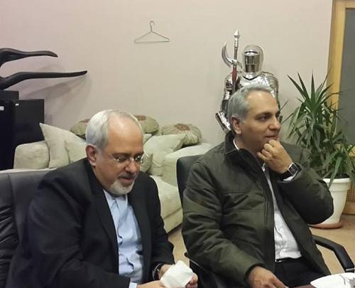 عکس مهران مدیری با ظریف