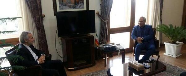 عکس مهران مدیری با ظریف