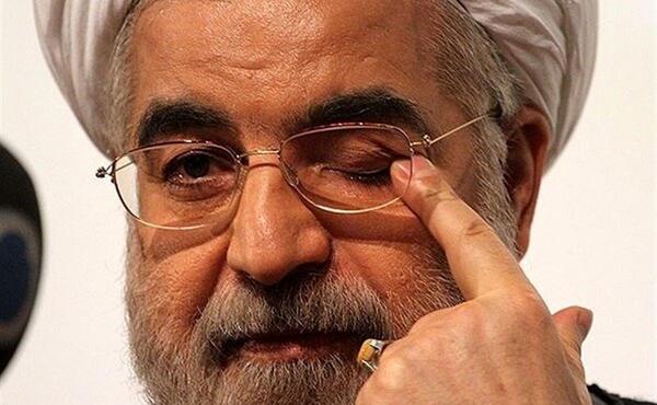 عکس گریه حسن روحانی