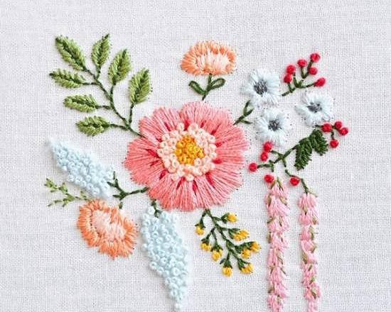 عکس ایده طرح گلدوزی ساده