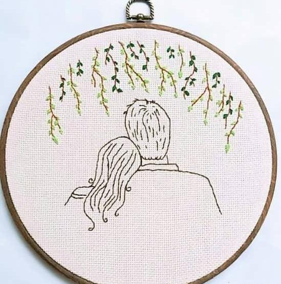 عکس ایده طرح گلدوزی ساده