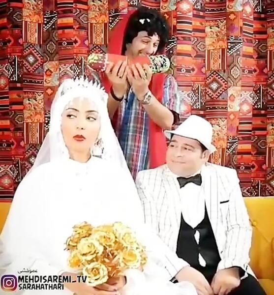 عکس قبل آرایش عروس چقدر قشنگه