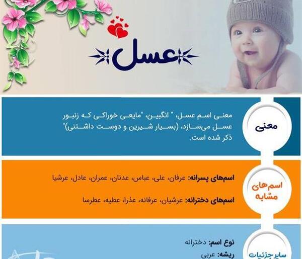 عکس نوشته درمورد اسم عسل
