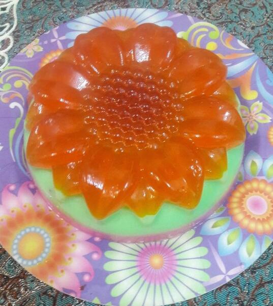عکس ژله ی خانگی