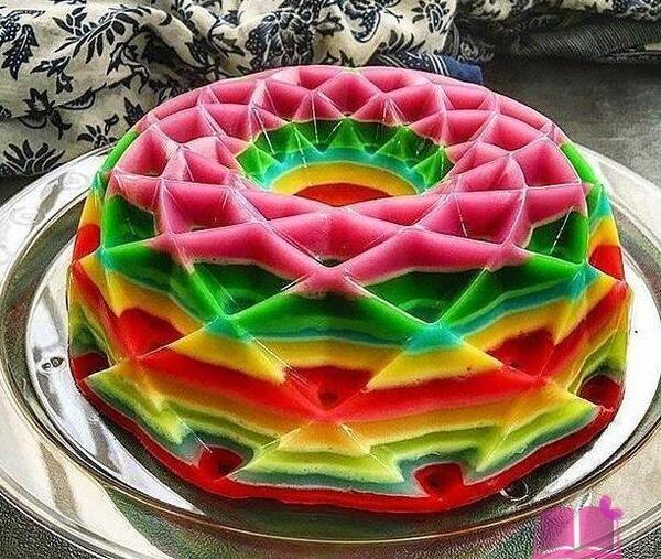 عکس ژله ی خانگی
