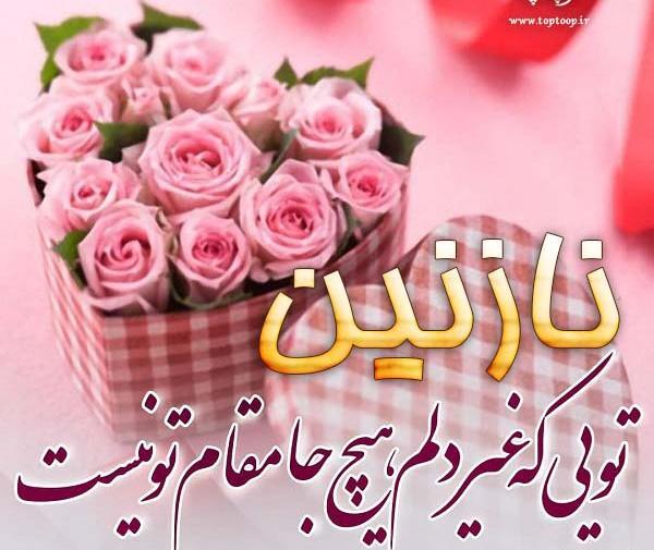 عکس تولدت مبارک نازنین