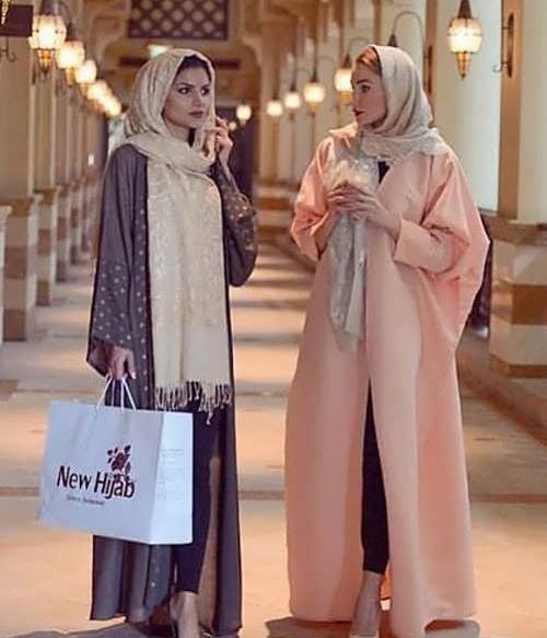 عکس مانتوی چاکدار بلند