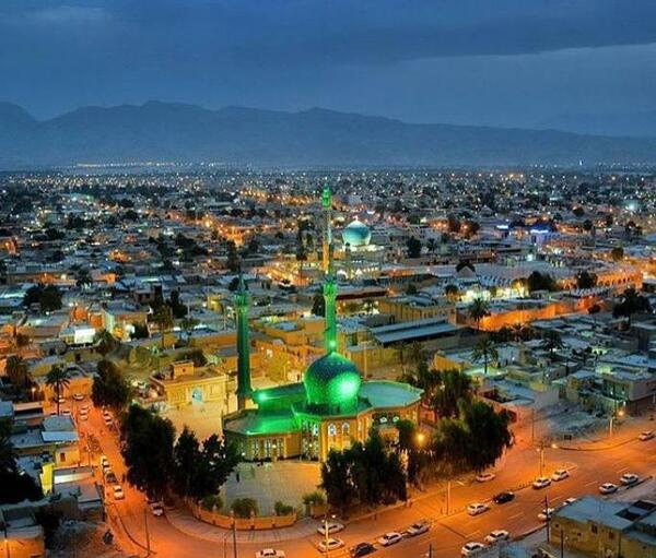 عکس هوایی لارستان