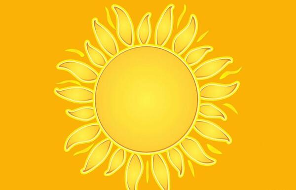 عکس خورشید برای فتوشاپ