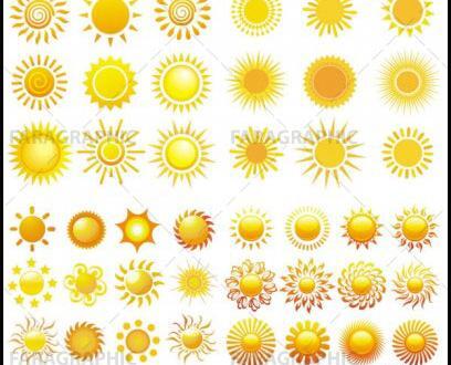 عکس خورشید برای فتوشاپ