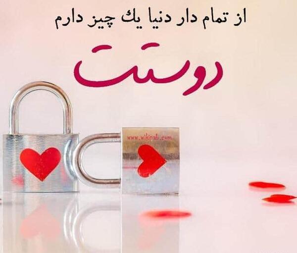 عکس نوشته دوستت دارم زهرا