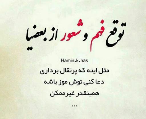 عکس نوشته تیکه دار شعور