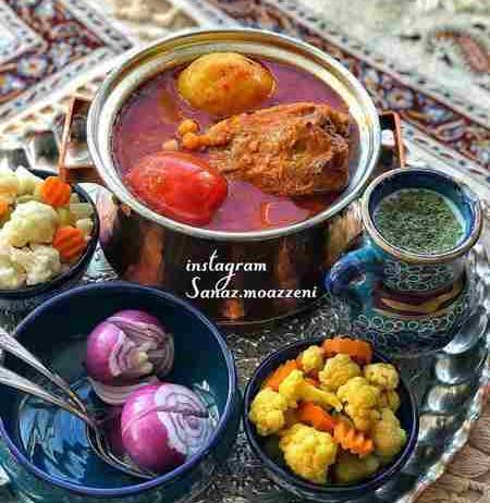 عکس آبگوشت نعنا جعفری