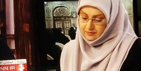عکس مریم صادق زاده گوینده خبر