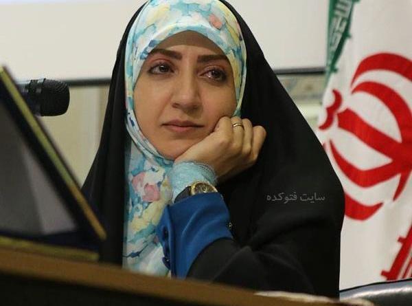 عکس مریم صادق زاده گوینده خبر
