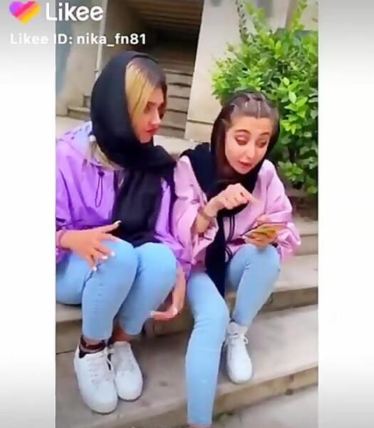 عکس دونفره نیکا و دیانا