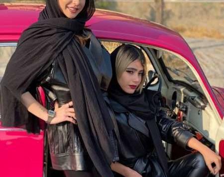 عکس دونفره نیکا و دیانا