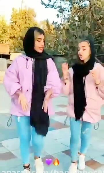 عکس دونفره نیکا و دیانا