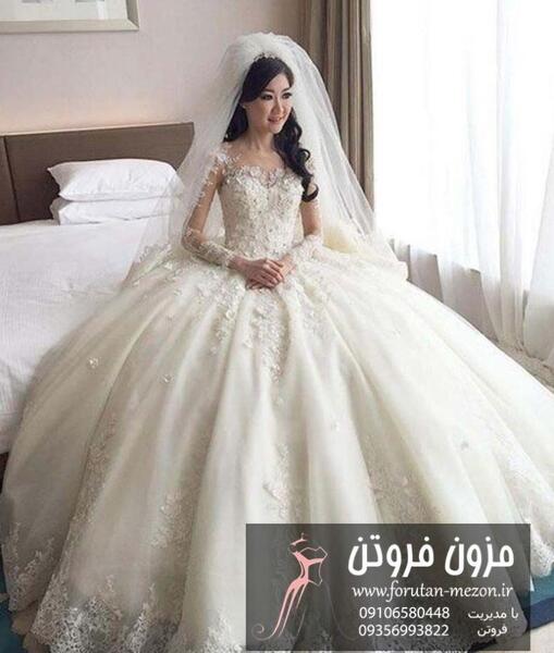 عکس لباس عروس اکلیلی