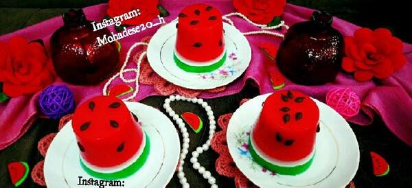 عکس ژله در ظرف یکبار مصرف