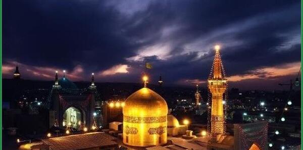 عکس قفل ضریح امام رضا