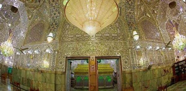عکس قفل ضریح امام رضا