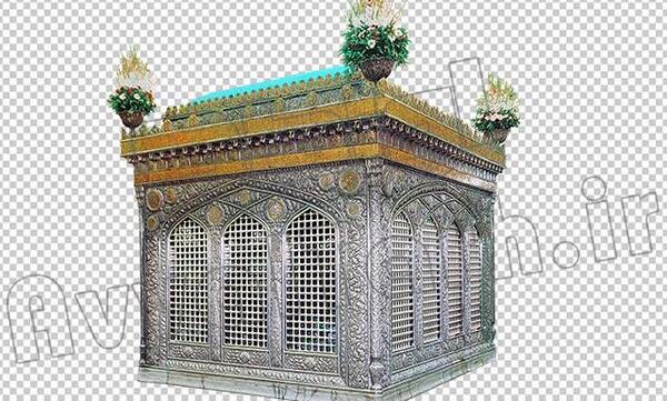 عکس قفل ضریح امام رضا