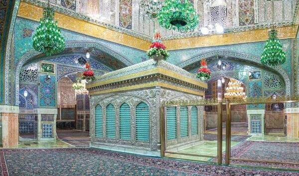 عکس قفل ضریح امام رضا