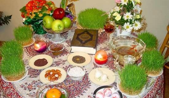 عکس سفره هفت سین کوچک