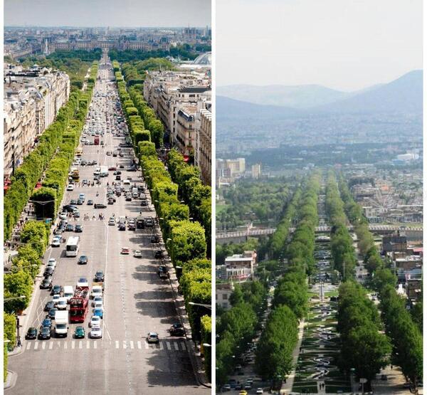 عکس هوایی طاق بستان