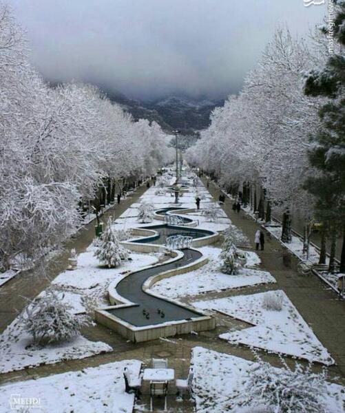 عکس هوایی طاق بستان
