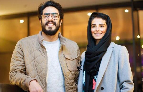 عکس پوریا شکیبایی و همسرش