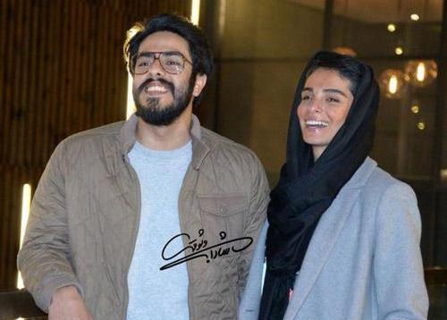 عکس پوریا شکیبایی و همسرش