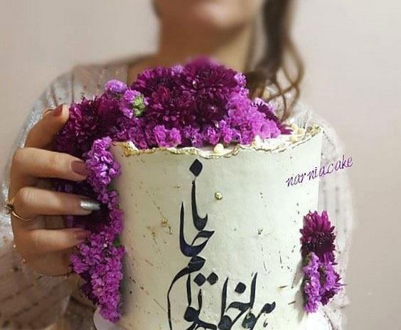 عکس ایده برای کیک سالگرد عقد