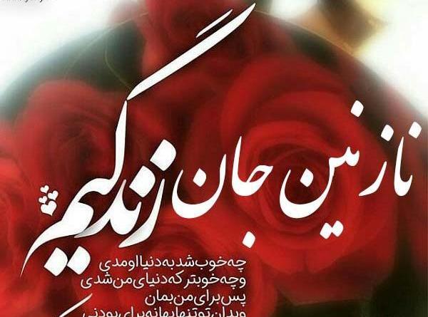 عکس نوشته نازنین نرگس