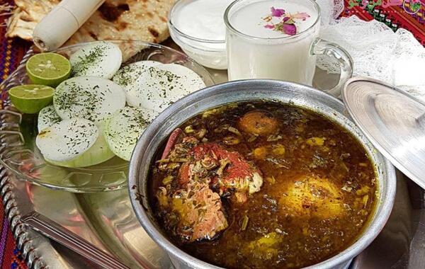 عکس ابگوشت سبزی