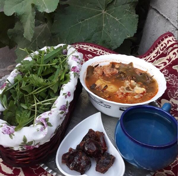 عکس ابگوشت سبزی