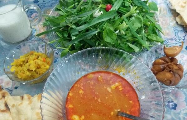 عکس ابگوشت سبزی