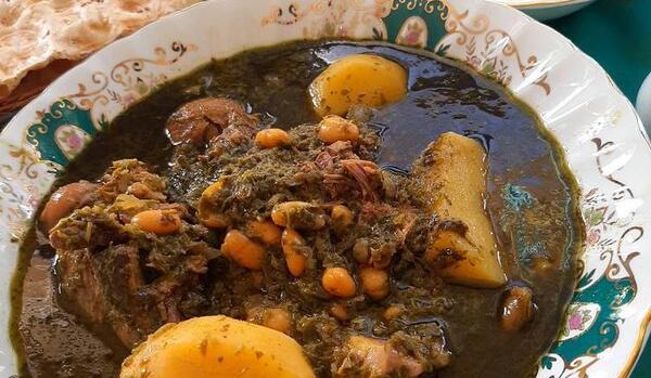 عکس ابگوشت سبزی