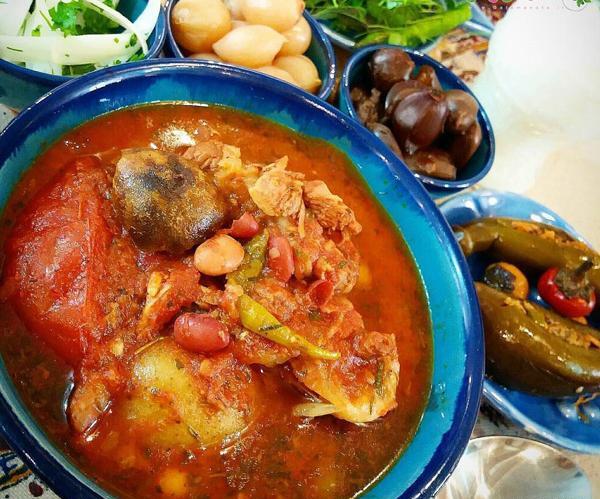 عکس ابگوشت سبزی