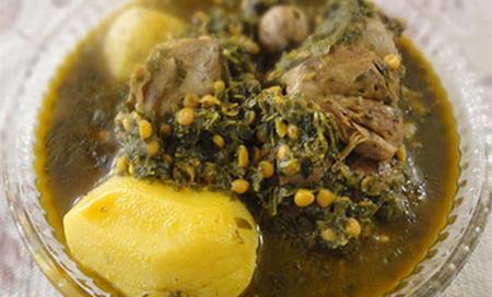 عکس ابگوشت سبزی