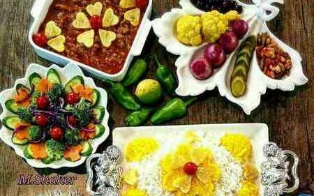 عکس زیباترین غذاهای ایرانی