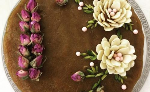 عکس تزیین حلوا مجلسی