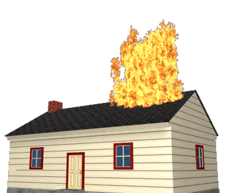عکس استیکر آتش