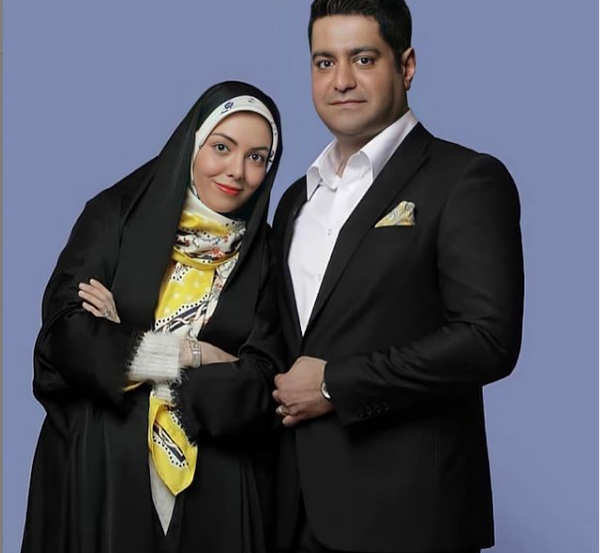 عکس آزاده نامداری همسرش