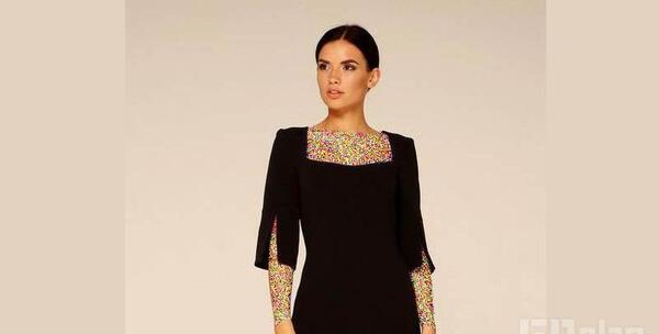 عکس لباس مجلسی یقه ایستاده