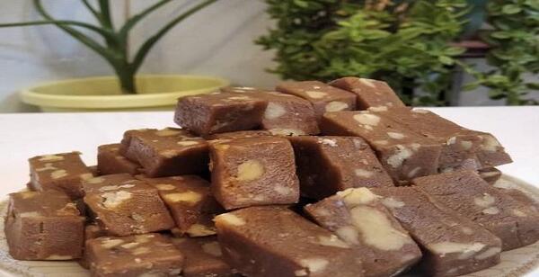 عکس حلوا گردویی