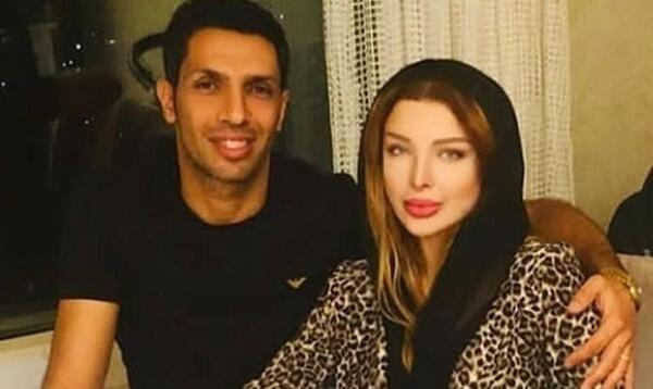 عکس بهزاد حیدری و همسرش