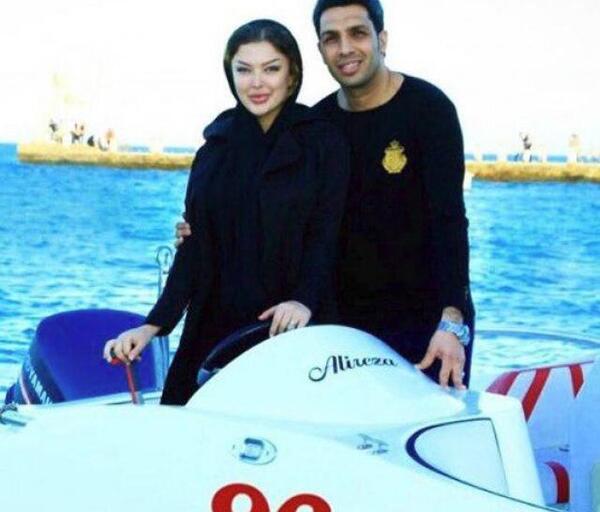 عکس بهزاد حیدری و همسرش